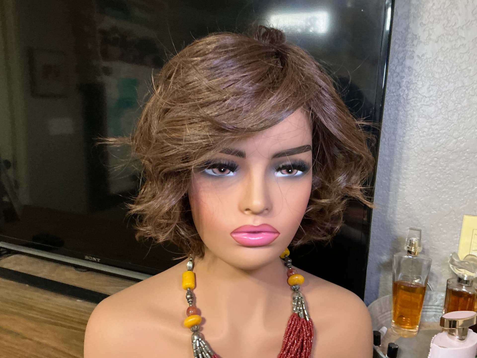Belle Tress ICON Monroe in Soft Amber Brown