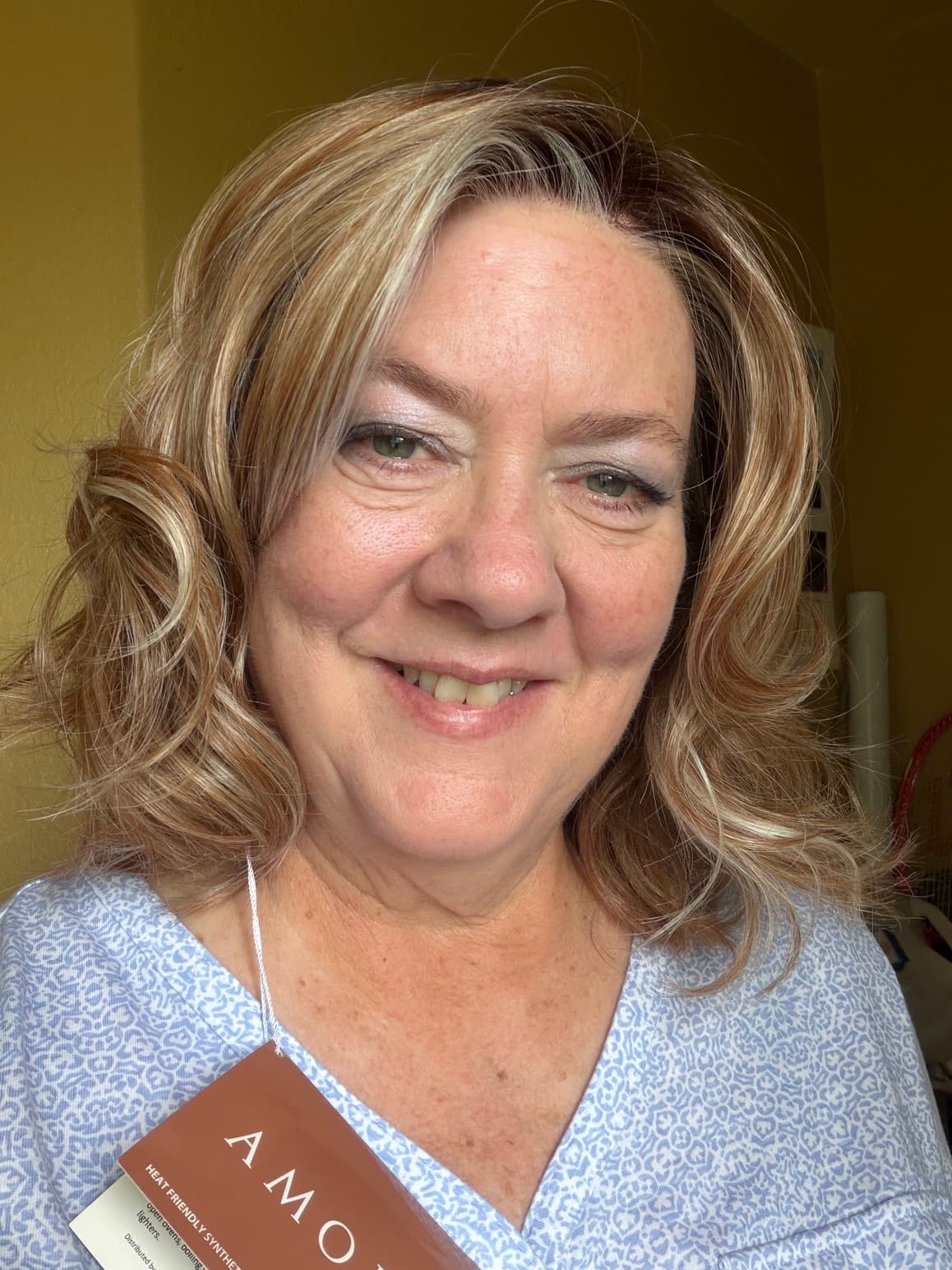 Beautiful Rohan by Amore in Cinnamon Frost Rooted (peachy beauty)