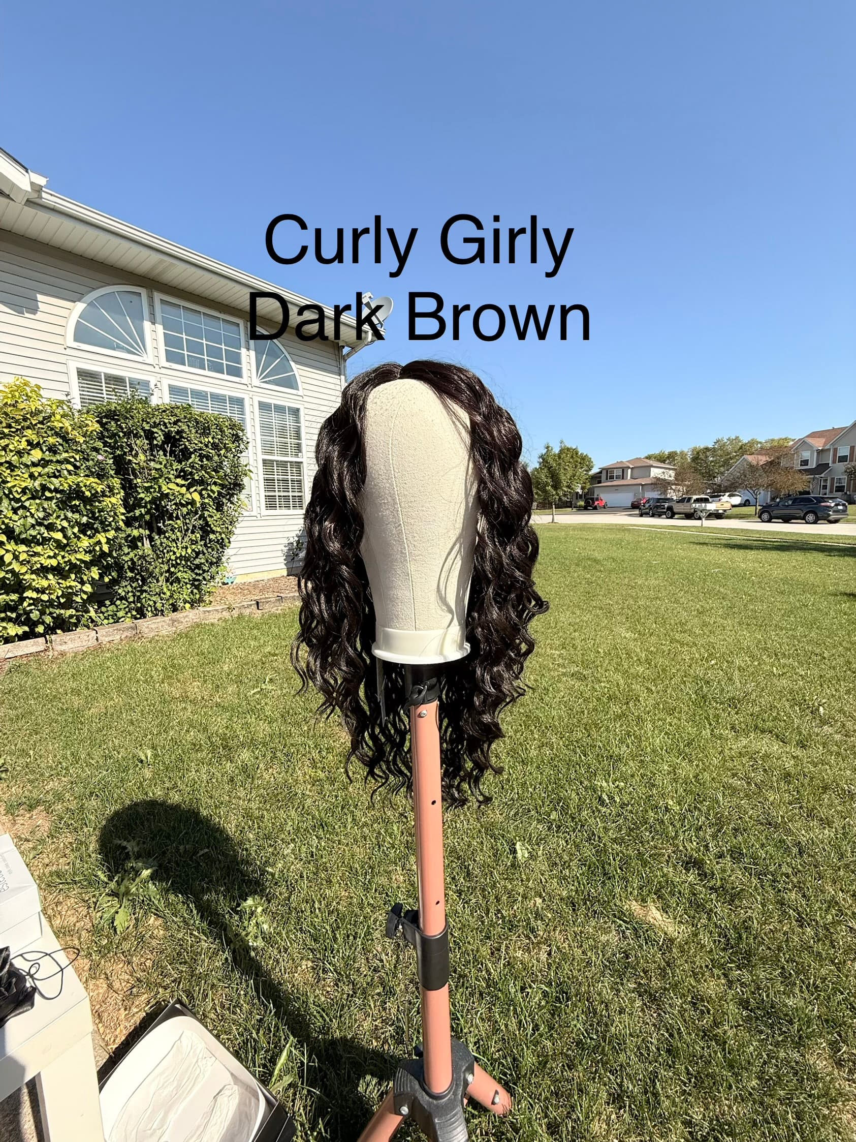 Hairdo Curly Girlie Midnight brown (dark brown)