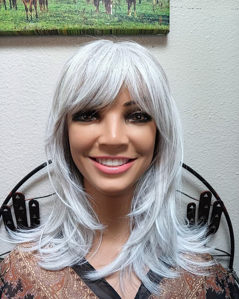 Belle Tress Madrid Wig in Oyster Gray