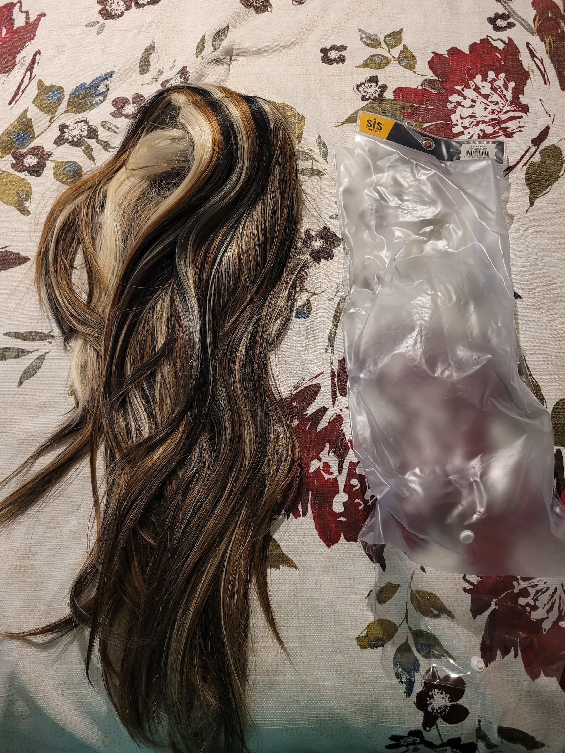 Long, Brown and blonde Wig